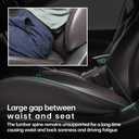 lumbar support for car, driver seat lumbar pillow, ergonomic car seat back cushion, Memory Foam mesh back support, orthopedic, Improve Sitting Posture Back Pain Relief, Soft Breathable Durable 1P