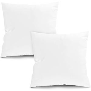Fixwal Pillow Inserts 24 x 24 Inches Set of 2 Bed and Couch Pillows - Indoor Decorative Pillows for Bed and Sofa (24x24 Inch)