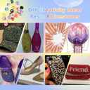 40 Colors Jelly Rhinestones for Bedazzling, 3mm 32000Pcs Multicolor Resin Flatback Gems for Diamond Art, Bedazzler Kit with 3Pcs 10ml B7000 Jewelry Glue for Crafting Book Shoes Nail Art