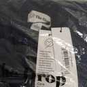 The Drop Women's Marcy Ribbed Polo Top (Large, Navy)