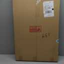 AAZZKANG Rustic Wood Mirror Rectangle Decorative Wall Mirror Large 26"x18" with Frame Bedroom Living Room Bathroom Hanging Mirror (Brown)