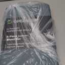 GREENLEAF 100% Organic Viscose Derived from Bamboo Sheets | King Size 5pcs Set | Ultra Soft & Cooling, 18" Deep Pocket, Double Stitched, Perfect for Hot Sleepers | King Bed Sheets | Ocean Blue