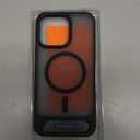 TORRAS for iPhone 15 Pro Max Case Translucent Black | Strong Magnetic & Seamless Stand, Fit for MagSafe, Military-Grade Drop Protection, Sturdy Adjustable Built-in Kickstand, Slim Matte Finish