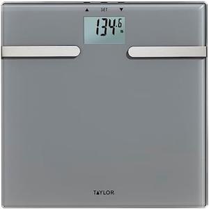 Taylor BIA Digital Bathroom Scale, Charcoal Grey, (5282622)
