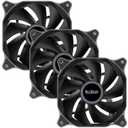 PCCOOLER 120mm Case Fans, DN120 120mm PC Fan 3 Pack Dark Night Series, High Performance Cooling PC Fan - Efficient Hydraulic Bearing - 1200 RPM Low Vibration, Computer Fan for CPU Cooler