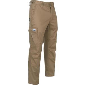 FR Ripstop Pants for Men 6.5oz Flame Resistant Pants (2112& CAT2) 6-Pockets with Double Reinforced Knees, Size 34W-34L