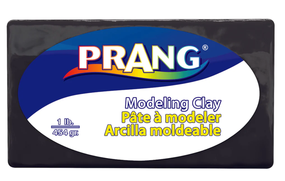 Prang Modeling Clay - 1 lb Block - Black