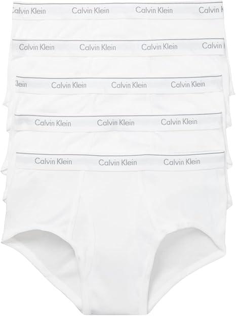 Calvin Klein Underwear Men's Cotton Classic Fit 5-Pack Briefs, Large Size
