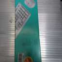 Logitech MK270 Wireless Keyboard and Mouse Combo for Windows, 2.4 GHz, 8 Multimedia Keys, PC, Laptop, Wireless Keyboard Compact Mouse Combo - White (1 Pack)