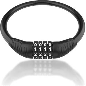 2 x Fridge Padlock Combination Refrigerator Lock for Kids and Adults, Child Proof Fridge Lock with 4 Digit Code, Mini Fridge and Cabinet Safety Lock for Home and Office - Household Supplies