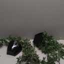 Whonline 2pcs Fake Hanging Plants, Artificial Potted Plants for Indoor Outdoor Aesthetic Office Living Room Shelf Decor