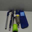 Microfiber Spray Mop for Floors Cleaning: Wet Dry Hardwood Floor Mops with 3 Washable Reusable Pads for Swiffer Powermop - Flat Mop with Sprayer for Tile Wood Laminate Vinyl Marble (Dark Blue)