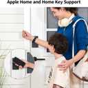 Aqara Smart Lock U50, Keyless Entry Door Lock with Apple Home Key, Bluetooth Deadbolt Lock, App Remote Control, Supports Apple HomeKit, Matter, Google Home, Alexa, IFTTT, Black