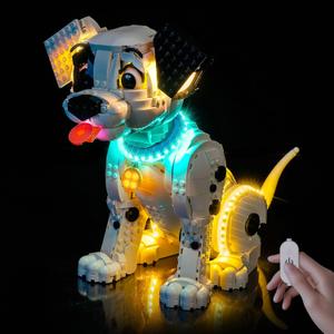 Upgraded Led Light Kit Compatible with Lego Disney 101 Dalmatians Puppy Building Set, Lights Decoration Compatible with Lego 43269 (Model Not Included)