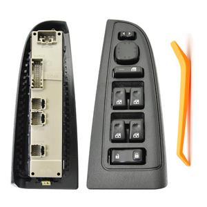 15883323 Front Driver Side Door Lock and Power Window Switch & Bezel Assembly Compatible with 2003-2007 Chevy Avalanche Silverado Suburban Cadillac Tahoe Escalade GMC Sierra Yukon XL, 901-075 DWS-220