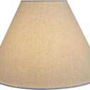 Aspen Creative 32023A Transitional Hardback Empire Shaped Spider Construction Lamp Shade in Beige, 18" wide (7" x 18" x 12 1/2")
