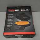 Mueller Heart 5 Waffle Maker, Waffle Iron, Adjustable Browning Control & Nonstick, Cool Touch Handle, Easy to Clean, Small Kitchen Appliances
