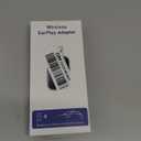 Wireless CarPlay Adapter for iPhone, Convert Wired to Wireless Apple CarPlay Adapter, Mini Size with Extension Cable USB & USB-C/Type-C, Stable Control & No Delay, Black