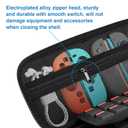 Turquvix Large Capacity Carrying Case for Nintendo Switch 2 (2025) - 3 in 1 Accessories Bundle with 2 Screen Protectors