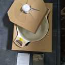 SENSARTE Ceramic Stock Pot Nonstick 4.5 Quart Soup Pot Casserole Pot with Lid Healthy Pasta Pot Cooking Pot Sauce Pot with Woodgrain Bakelite Handle, All Stove Compatible, White