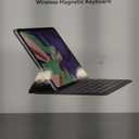 CHESONA for iPad Air 11 inch (M4/M3/M2, 2026/2025/2024) Case with Keyboard, Ultra-Thin & Lightweight, Detachable Magnetic Folio for Air 11 M4/M3/M2 & iPad Pro 11 (4/3/2/1) & iPad Air 5/4 10.9, Grey