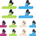 12 PCS Chip Clips Bag Clips Food Clips for Bags Sealing Clip Large Size Food Bag Clips for Food Storage Kitchen and Home6.1in x43.07in x8