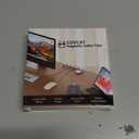 Magnetic Cable Clips, Adjustable Cord Holder Management, Adhesive Wire Keeper Organizer for Home Office Desk Phone PC Car Wall Desktop Nightstand Appliance (8-Pack Crystal Multicolor)