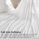 GOKOTTA Fitted Sheet King Only,100% Rayon Derived from Bamboo Fitted Sheet,Ultra Soft,Cooling and Breathable Bottom Sheet with 4 Elastic Corner Straps,No Slip,No Pilling,16" Deep Pocket-Cream White