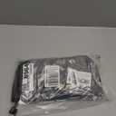 GIVLEFLY Small Purse & Handbag Organizer Insert with Zipper, Multiple Pockets and Handle, Lightweight Bag DividerDark Grey