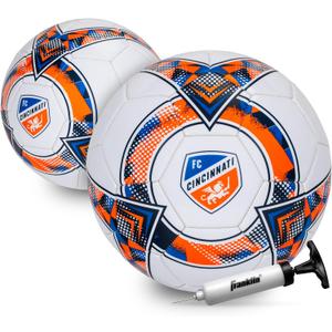 Franklin Sports Official MLS Team Soccer Balls - Official Size 5 Soccer Balls - Regulation Size + Weight Soccer Ball for Kids + Adults - Boys + Girls Soccer Ball - Air Pump Included