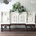 Serenity Silk All-in-One Mineral Chalk Paint for Furniture, Home Decor, Cabinets and DIY Crafts - Built-in Topcoat - (32oz, Cottage White) (32 Fl Oz (Pack of 1))