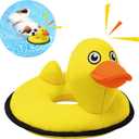 Floating Dog Squeaky Water Pool Toys Water Fetch Toys for Small Medium Dogs, Quick-Dry Waterproof, Machine Washable, Lake & Beach Interactive Summer Dog Toy Duck