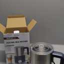 SIMPLETASTE Milk Frother, 4 in 1 Electric Milk Steamer, 16.91oz/500ml Automatic Warm and Cold Foam Frother for Coffee, Latte, Macchiato, Cappuccino, Hot Chocolate, Easy to Clean