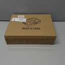 Snackle Box Container with Sealed Lid  Portable BPA-Free Snack Box with Foldable Handle, Divided Serving Tray for Fruit, Candy, Nuts & Veggies  Perfect for Travel, Picnic, Beach & Party 11.8" x 8.8" (Pink)