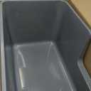 Cat Litter Box with High Sided,24.8" Lx11.4 Wx13.0 H,Extra Large Cat Litter Box for Big Cats,XL Jumbo Kitty Litter Box for Indoor Cats,Tool-Free Assembly (Grey)