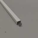 Showingo Towel Bar Replacement Rod 24 Inches Adjustable Spring End Wall Mount Replacement Towel Bar for Ceramic Holder Bathroom Kitchen Towels Bars Storage (White Towel Holder) (1PC)