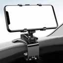 Universal Car Phone Holder Mount,360Rotation Dashboard Phone Holder for Your Car Accessories, car Phone Mount for 4 to 7" Smartphones (black)