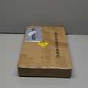 YINMIT Vinyl Record Storage, Large LP Vinyl Record Storage Crate, Metal & Wooden Record Holder, Cube Record Organizer Box, Holds up to 80+ Records