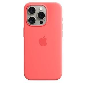 Apple iPhone 15 Pro Silicone Case with MagSafe - Guava 