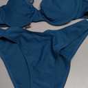 SweatyRocks Women's 2 Piece Bikini Set Spaghetti Strap High Cut Push Up Underwire Swimsuit, Size M