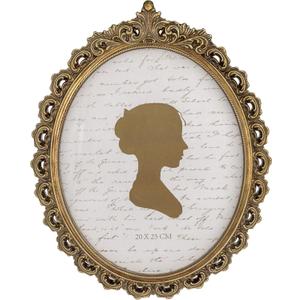 Sunlit Vintage Picture Frame 8x10 Inch, Oval Antique Photo Frames with Glass Front, Luxury Photo Display, Tabletop Wall Hanging, Bronze