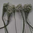 Elyum Babys Breath Artificial Flowers, 25 Pcs Long Stem Baby Breath Flowers Artificial Bulk, Real Touch White Fake Babys Breath Gypsophila for Wedding Bouquet Floral Arrangement Home Decor