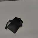 Travelambo Luggage Tags for Suitcases Faux Leather Privacy Protection 2 Pack Bag Tags Travel Accessories Essential, Black