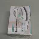 BEAUTURAL Mini Travel Steam Iron for Clothes with Dual Voltage, Temperature Control, Non-Stick Soleplate and Cord Storage, Ideal for Sewing, Quilting and Handcraft (White)