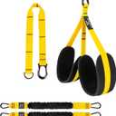 Pull Up Assistance Bands, 2 Adjustable Heavy Duty Resistance Bands, Bands with Fabric Feet/Knee Rest for Home Gym Fitness Exercise Strength Training(60lbs)