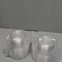 Qeirudu 12 oz Small Clear Plastic Bowls, 50 Pack Disposable Hard Plastic Party Serving Bowls for Salads, Ice Creams, Fruit, Desserts, Parfaits, Snacks