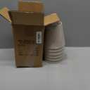 Chandelier Lamp Shades Set of 6, 5 Inch Mini Barrel Lampshades Replacement Small Clip on Linen Lampshade for Table Lamp Wall Sconce Ceiling Light Candelabra Light Bulbs Bottom 5.5''x 3.5''x 5.1''