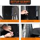 Custom Fit for Mud Flaps 2019-2024 BMW X4 M40i / 2020-2024 BMW X4 M Mud Splash Guard Front and Rear 4-PC Set