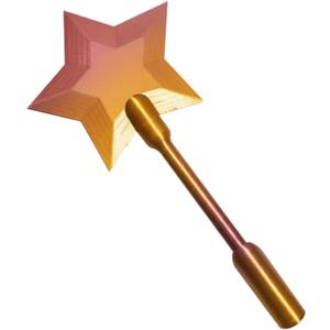 Xihongshi Magic Fairy Fairy Wand Credit Card Holder, Fairy Wand Credit Card Holder - 3D Printed Tap to Pay-Contactless Payment Holder, A Simple and Fun Contactless Payment Method (Gold)