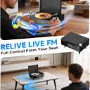 CD Player Portable with Bluetooth for Home Desktop, Dual Stereo Speakers, FM Radio, 3600Mah Battery, Remote Control & LED Display, MP3/WAV Retro Disc Player, Nostalgic Decor Gift, Support USB/AUX